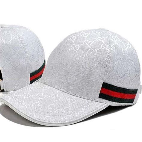 gucci white cap|gucci caps for men prices.